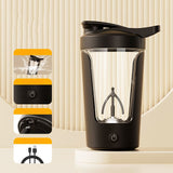 400ml Electric Protein Shaker Bottle with Automatic Mixer