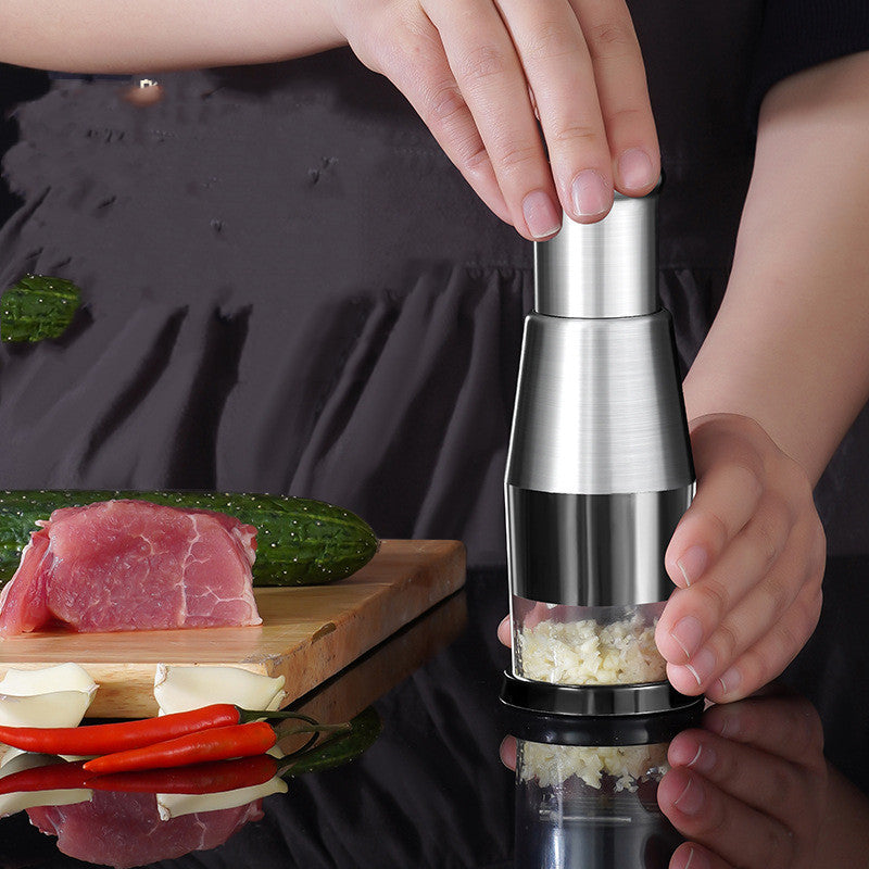 Manual Garlic Press & Vegetable Chopper Kitchen Tool