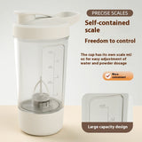 400ml Electric Protein Shaker Bottle with Automatic Mixer