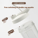400ml Electric Protein Shaker Bottle with Automatic Mixer